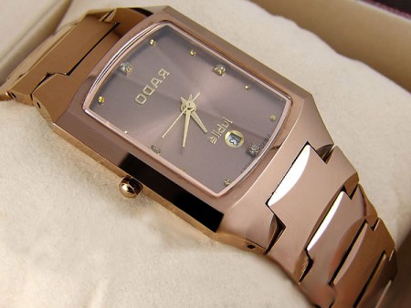 Elegant Heavy Tungsten Quartz Watch In Rose Gold Color| AAAA Grade| Solid Tungsten + Scratchproof|Tocoy262